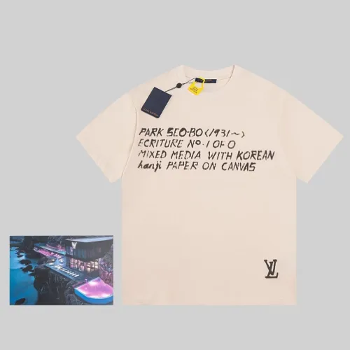 Louis Vuitton x Park Seo Luxury Brand Men Womens Short Sleeve T-Shirt   