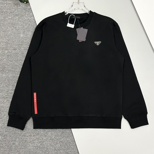 Prada Women Mens Long Sleeve T Shirts Sweatshirt Luxury Brand Mens Sweatshirts   