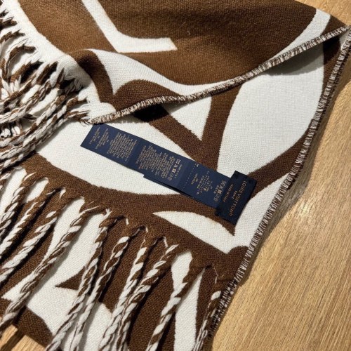 Louis Vuitton Scarves Men Womens Fashion Scarf with Original Box   
