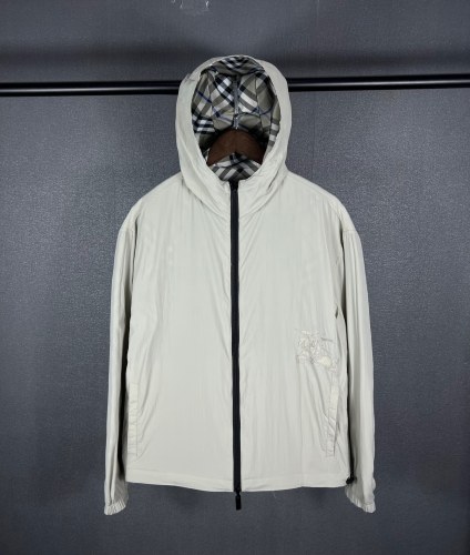 Burberry Women Mens Coat Hoodie Luxury Brand Mens Reversible Check Jacket 80872181 Top Quality   