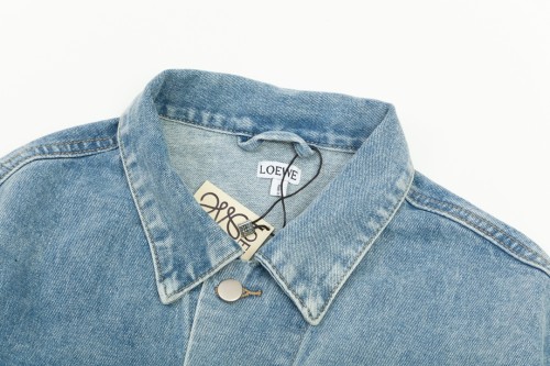 Loewe Men Womens Jackets Denim Luxury Brand Mens Jackets Top Quality   
