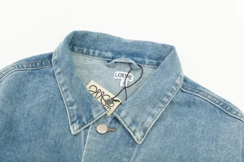 Loewe Men Womens Jackets Denim Luxury Brand Mens Jackets Top Quality   