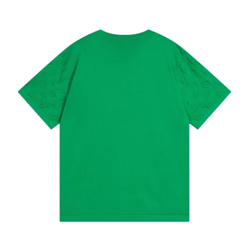 Louis Vuitton Luxury Brand Men Womens Short Sleeve T-Shirt Short-Sleeved Signature Crewneck 1AFIU1   
