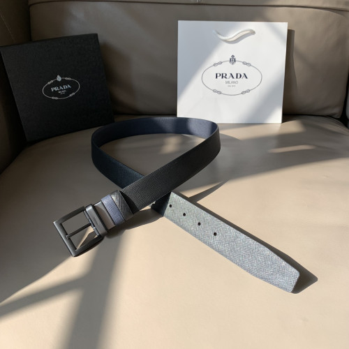 Prada Mens Belt Luxury Brand Fashion Men Belts with Original Box