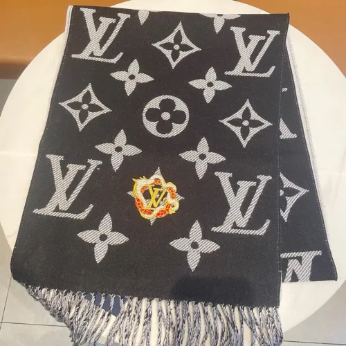 Louis Vuitton Scarves Men Womens Fashion Scarf with Original Box   