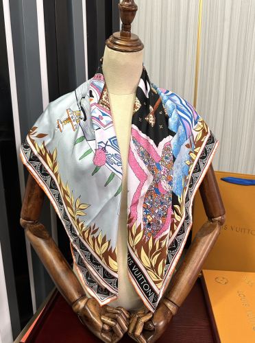 Louis Vuitton Scarves Womens Fashion Scarf with Original Box   