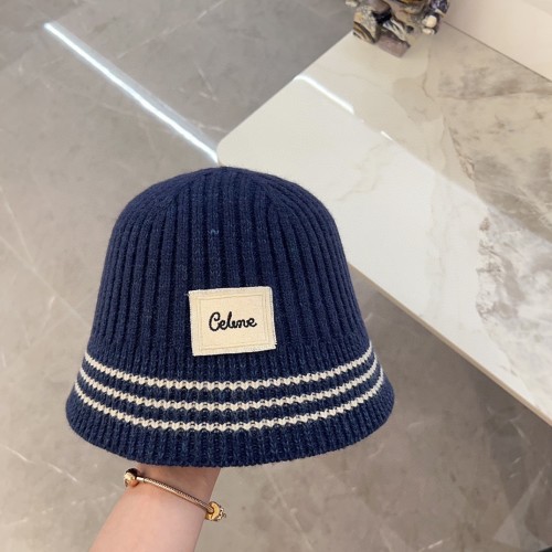 Celine Womens Hats Luxury Brand Design Celine Knit Bucket Hat with Original Box  