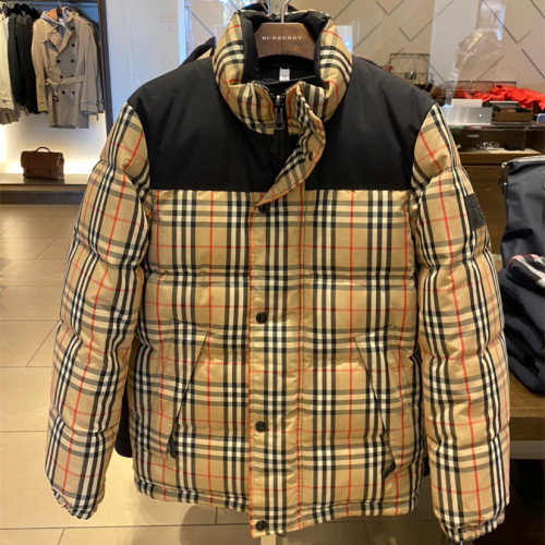 Burberry Winter Mens Coats Overcoats Luxury Brand Mens Long Sleeve Coat