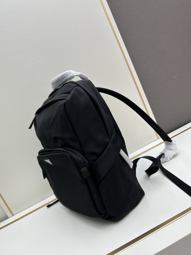 Prada Mens Womens Unisex Shoulder Bags Backpacks Re-Nylon and Saffiano leather backpack 2VZ104_2DMG_F0002_V_OOO without Original Box  