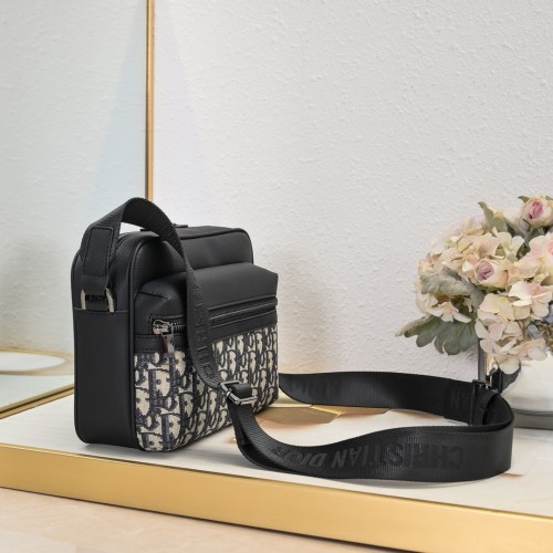 Dior Womens Mens Unisex Bag Shoulder Bags Luxury Brand Design Rider 2.0 Zipped Messenger Bag with Original Box  