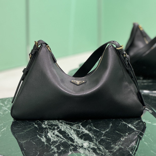Prada Mens Womens Unisex Shoulder Bags Luxury Brand Prada Aimée large leather shoulder bag with Original Box  