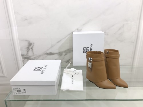 Givenchy Womens Shoes Boots Fashion Type Luxury Brand GIVENCHY BOOTS IN LEATHER with Original Box