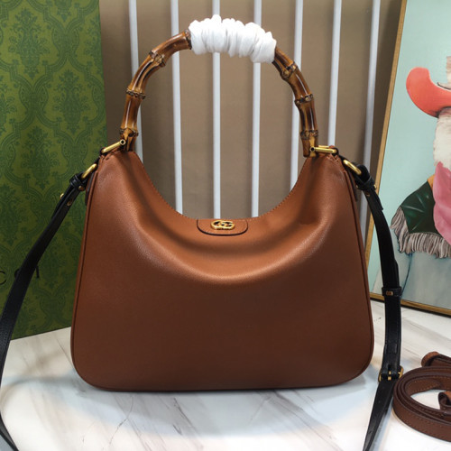 Gucci Womens Bags Shoulder Handbags Luxury Brand Gucci Diana medium shoulder bag in cuir leather  