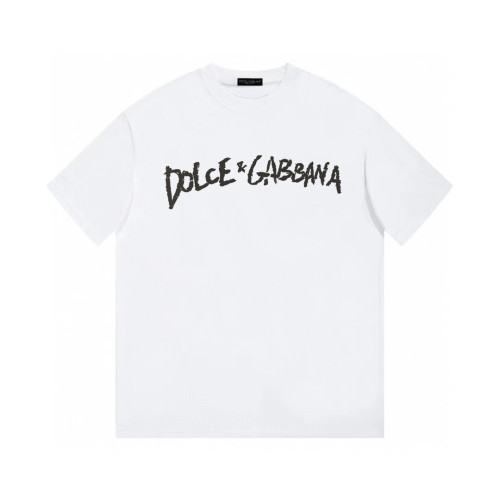 Dolce&Gabbana Luxury Brand Women Mens Short Sleeve T-Shirt   