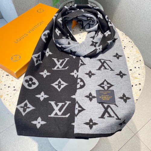 Louis Vuitton Scarves Men Womens Fashion Scarf with Original Box   