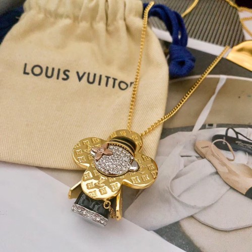 Louis Vuitton Luxury Men Womens Necklace