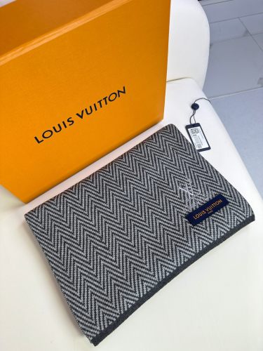 Louis Vuitton Scarves Men Womens Fashion Scarf with Original Box   