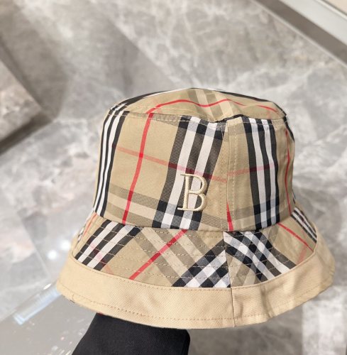 Burberry Womens Mens Cap Bucket Hat Luxury Brand with Original Box  