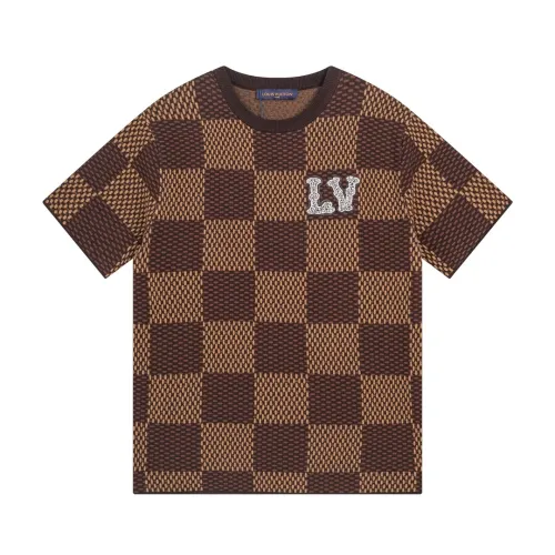 Louis Vuitton Luxury Brand Men Womens Short Sleeve T-Shirt   