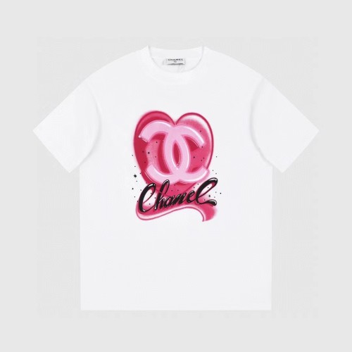 Chanel Luxury Brand Women Mens Short Sleeve T-Shirt   