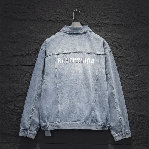 Balenciaga Men Womens Jacket Denim Coat Luxury Brand Mens Jackets Top Quality   