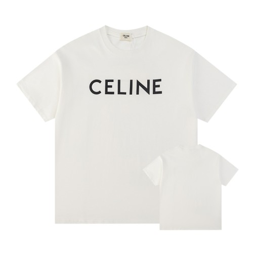 Celine Luxury Brand Women Mens Short Sleeve T-Shirt   