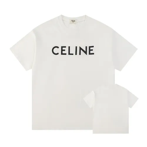 Celine Luxury Brand Women Mens Short Sleeve T-Shirt   
