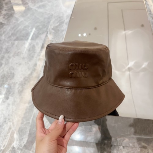 Miumiu Womens Cap Bucket Hat Luxury Brand with Original Box  