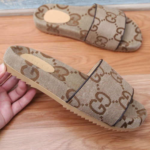Gucci Womens Shoes Platform Slide Slippers Sandal Summer Design Luxury Brand Women's GG platform slide sandal with Original Box