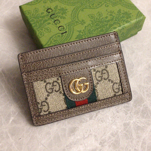 Gucci Mens Womens Wallets Bags Coin Purse Card Holder Luxury Brand GG Marmont leather money clip with Original Box 523159