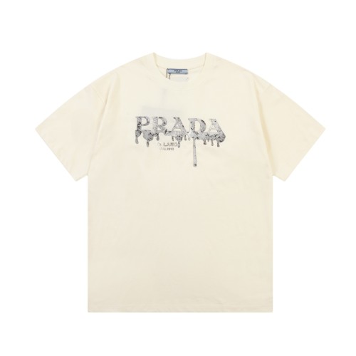 Prada Luxury Brand Men Womens Short Sleeve T-Shirt   