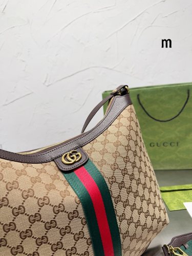 Gucci Mens Womens Bags Shoulder Bag Luxury Brand Ophidia GG shoulder bag in GG Supreme  