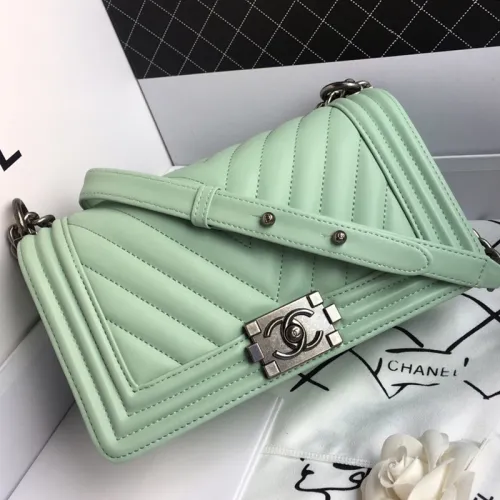 Chanel Womens Bags Crossbody Bag Luxury Brand Le Boy Chanel Handbag with Original Box