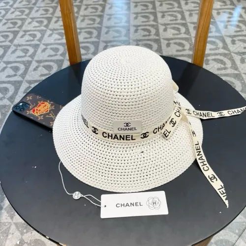 Chanel Womens Hats Luxury Brand Straw Hat Bucket Hat with Original Box  