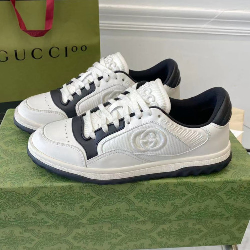 Gucci Womens Shoes Sneakers Luxury Brand Women's MAC80 sneaker in leather with Original Box Whatsapp 