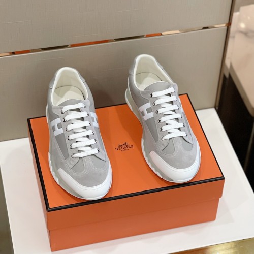 Hermes Mens Casual Shoes Fashion Sneakers Luxury Brand with Original Box