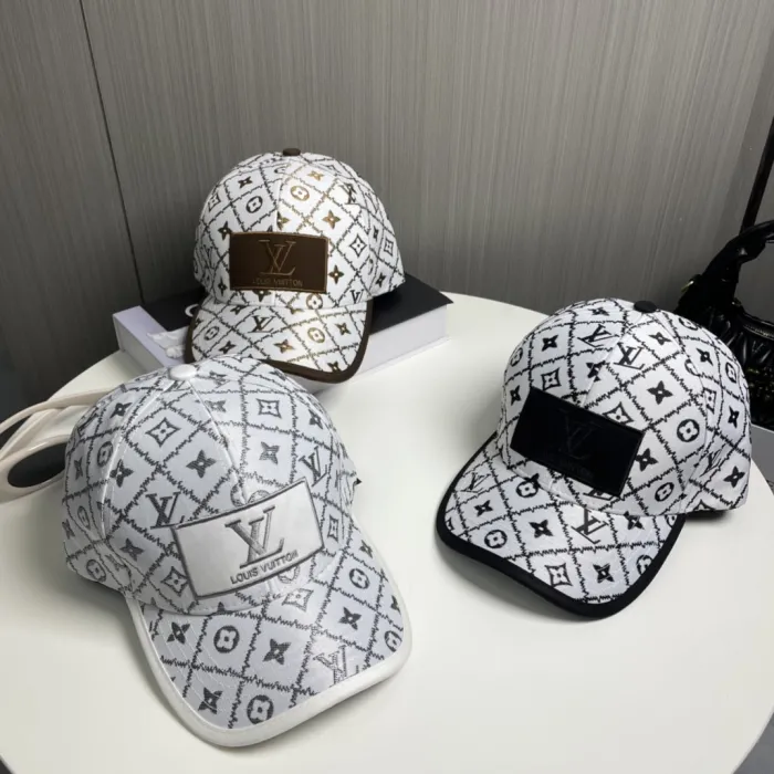Louis Vuitton Womens Mens Cap Baseball Hat Luxury Brand with Original Box  
