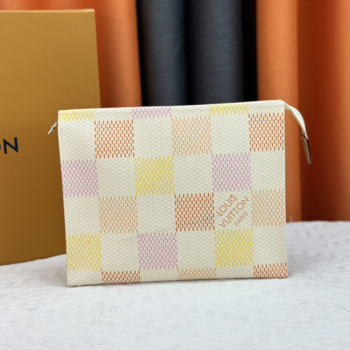 Louis Vuitton Mens Womens Bags Clutch Luxury Brand Fashion Type POCHETTE VOYAGE MM M80803 with Original Box  
