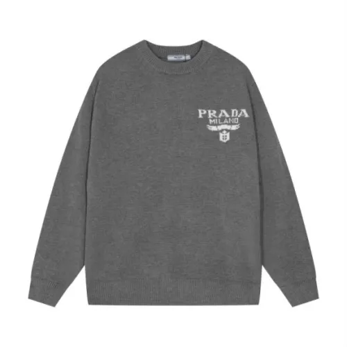 Prada Men Womens Sweater Luxury Brand Mens Knitwear Top Quality   