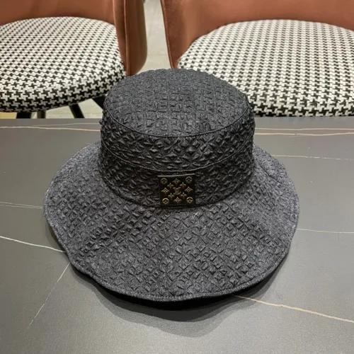 Louis Vuitton Womens Mens Cap Bucket Hat Luxury Brand with Original Box  