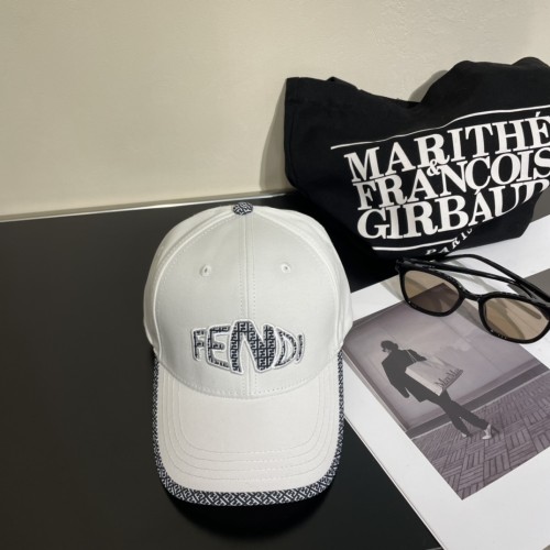 Fendi Men Womens Baseball Hat Luxury Brand Design Fendi Cap with Original Box  