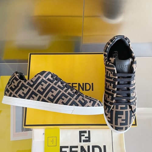 Fendi Mens Shoes Fashion Sneakers Luxury Brand Casual Shoes for Men with Original Box Whatsapp 