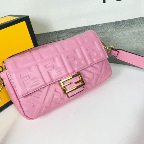 Fendi Womens Bag Shoulder Bags Luxury Brand Baguette leather bag Fashion Bags for Women with Original Box 8BR600A72VF1AQA