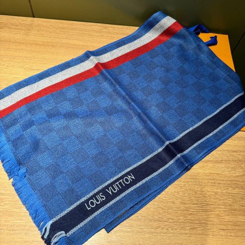 Louis Vuitton Scarves Men Womens Fashion Scarf with Original Box   