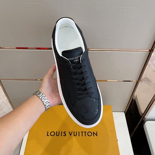 Louis Vuitton Men Shoes Fashion Sneakers RIVOLI Beverly Hills SNEAKER Luxury Brand Casual Shoes with Original Box