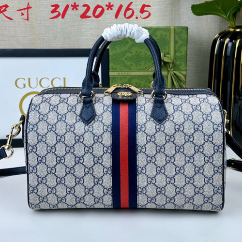 Gucci Womens Bags Handbags Shoulder Messenger Bags Luxury Brand Ophidia medium top handle bag in beige with Original Box 77206596IWG8745