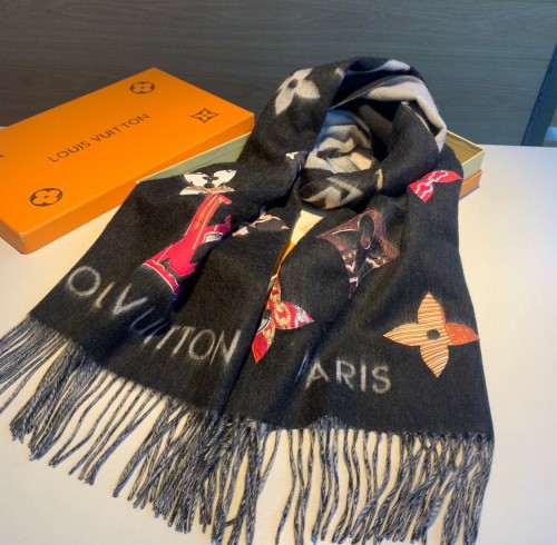 Louis Vuitton Scarves Womens Fashion Scarf Luxury Brand BE MINDFUL REYKJAVIK SCARF with Original Box M76160
