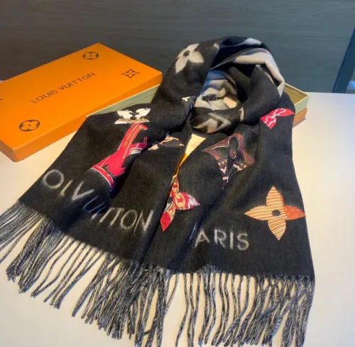Louis Vuitton Scarves Womens Fashion Scarf Luxury Brand BE MINDFUL REYKJAVIK SCARF with Original Box M76160