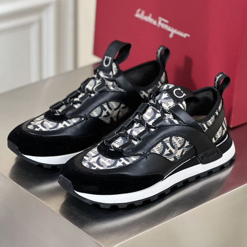 Salvatore Ferragamo Mens Shoes Sneakers Luxury Brand Fashion Shoes For Men with Original box Whatsapp 