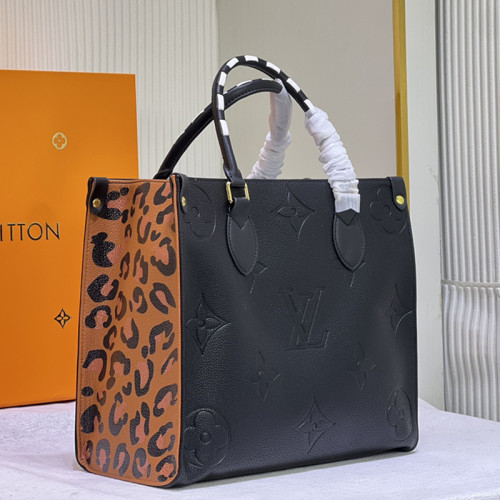 Louis Vuitton Womens Bags Handbags Luxury Brand Louis Vuitton ONTHEGO MM M46076 Handbags for Women Monogram coated canvas